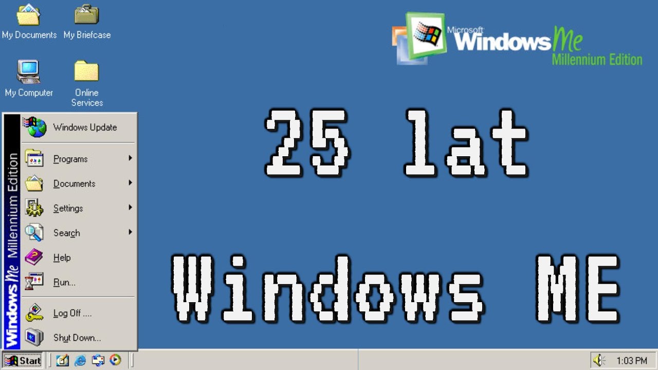 25 lat Windows ME
