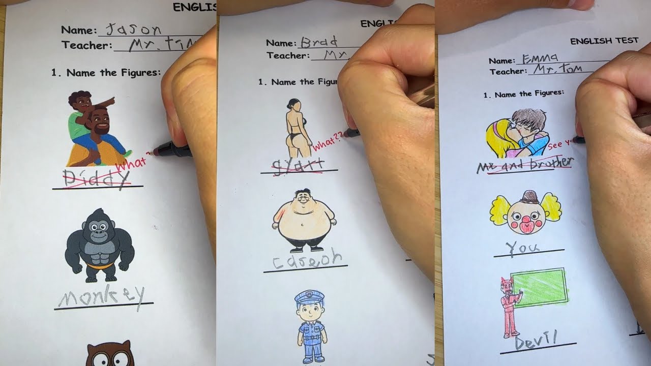 ASMR Grading My Student's Tests Gives YOU More TINGLES