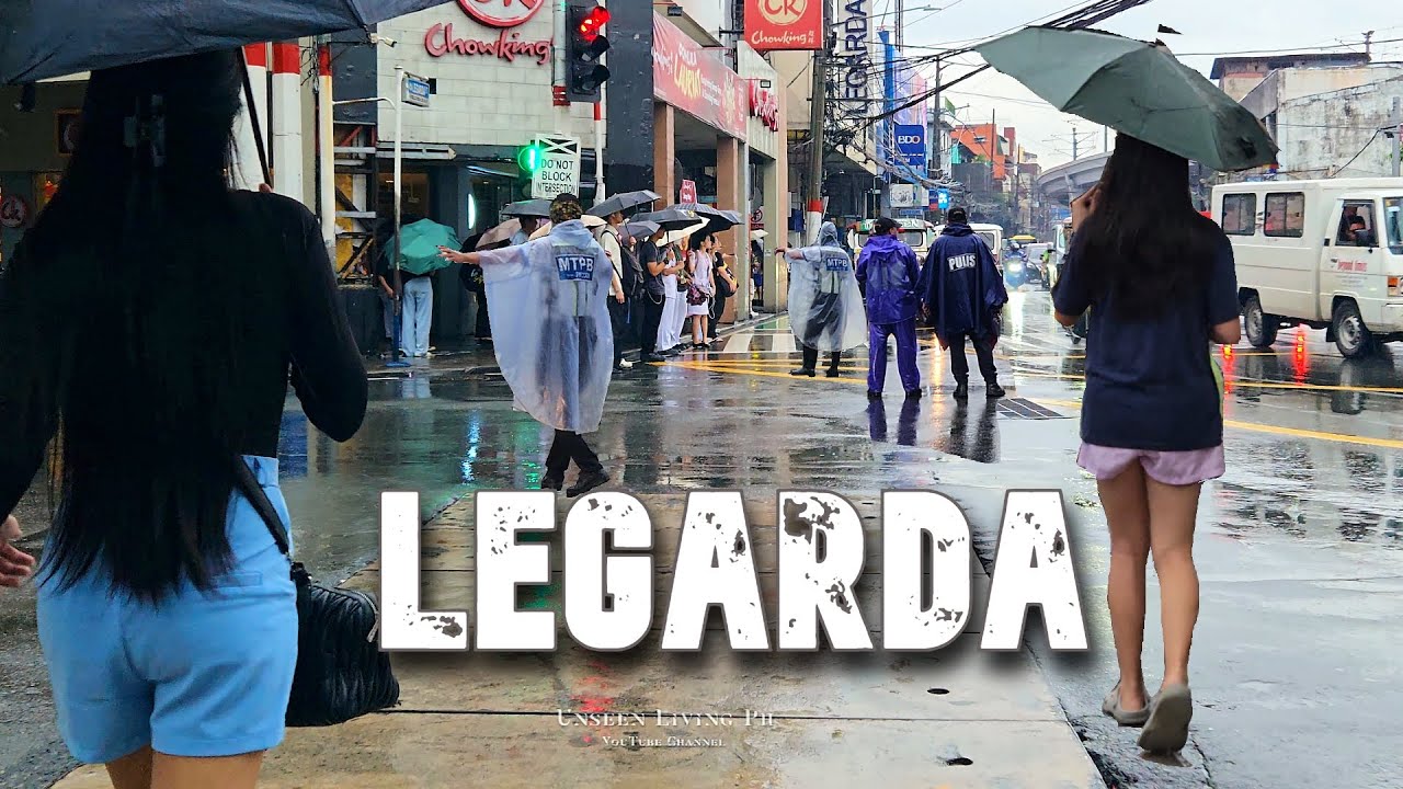 Endless Rain Walk | From Recto to Legarda’s University Streets Alive with Busy People | [4K] 🇵🇭