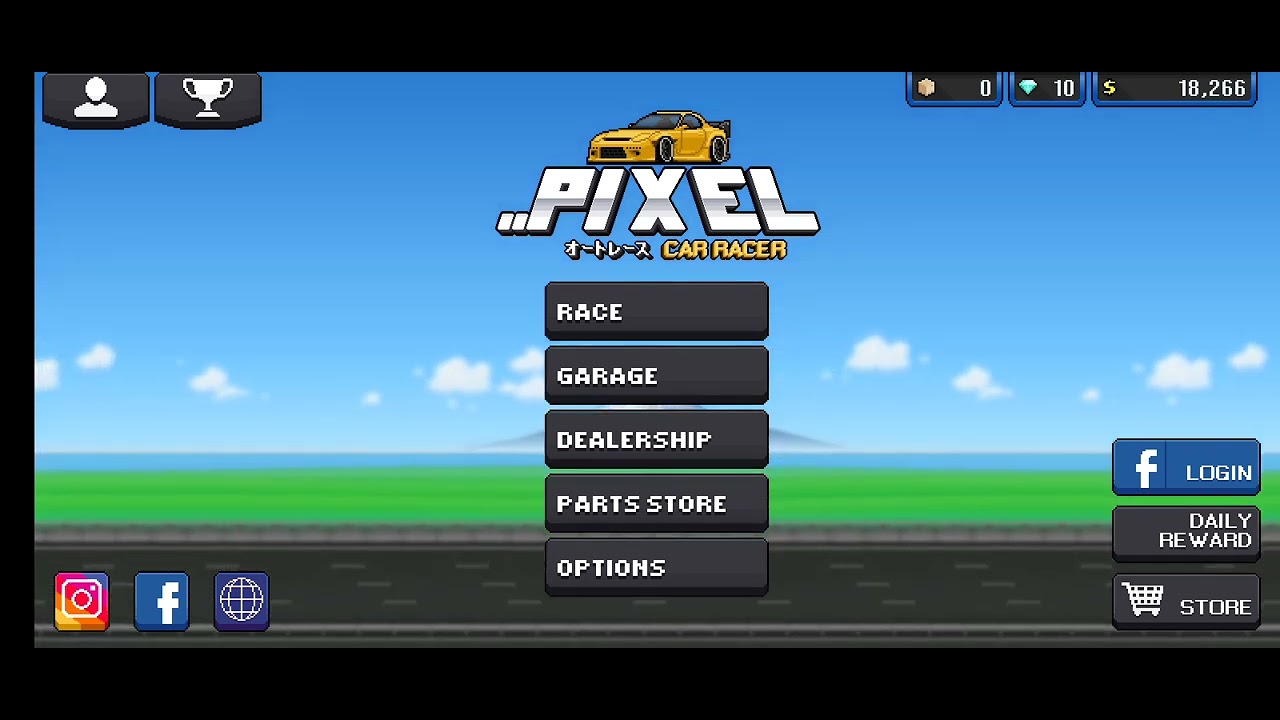 Jogando jogo de carrinho 