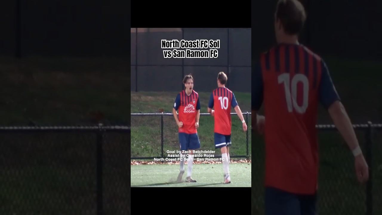 North Coast FC Sol vs San Ramon FC - 1-2 goal by Zach Batchelder Assist by Oswaldo Rojas #soccer