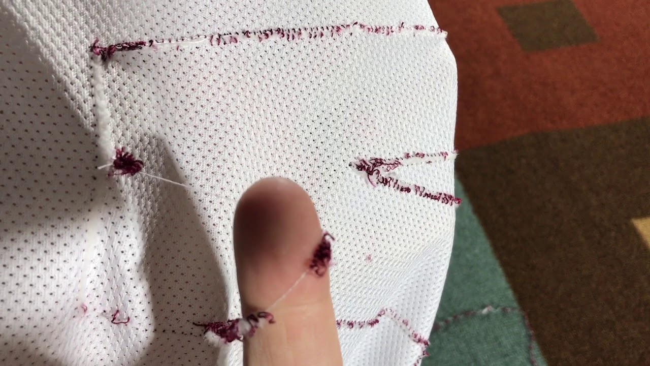 How to strip a Reebok Factory Customized jersey