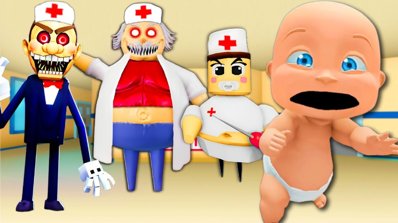 Baby Escapes 100 EVIL HOSPITALS!