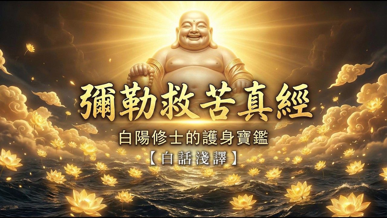 【貫德佛堂大事紀】彌勒救苦真經-白陽修士的護身寶鑑(白話淺譯)---20260213