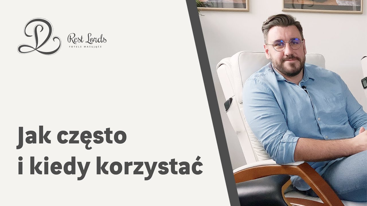 Jak często i kiedy korzystać z fotela masującego - vlog #13
