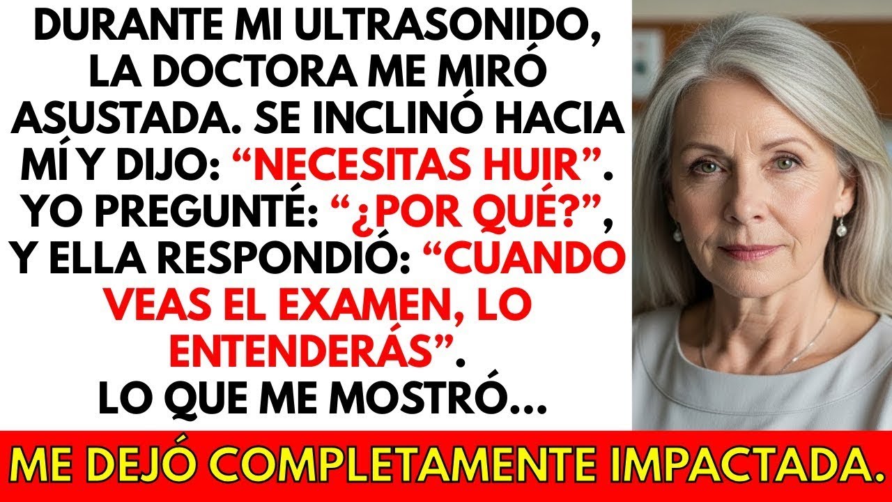 La doctora miró mi ultrasonido, empalideció y dijo: “necesitas huir de ellos, urgente”.