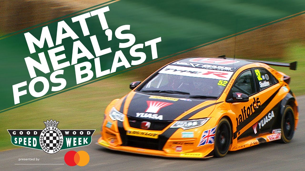 Matt Neal&rsquo;s BTCC Blast up Goodwood Hill
