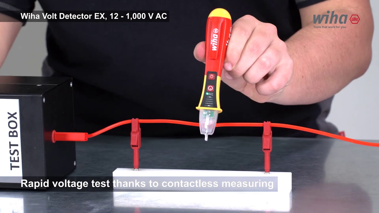 Így működik! - Wiha profi érintés nélküli feszültségkémlelő (12-1000 V)