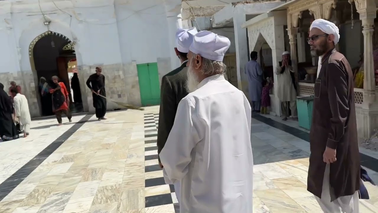 Hazri shrine of hazrat Shah Abdul Latif Bhittai - from Darbar Mohri sharif