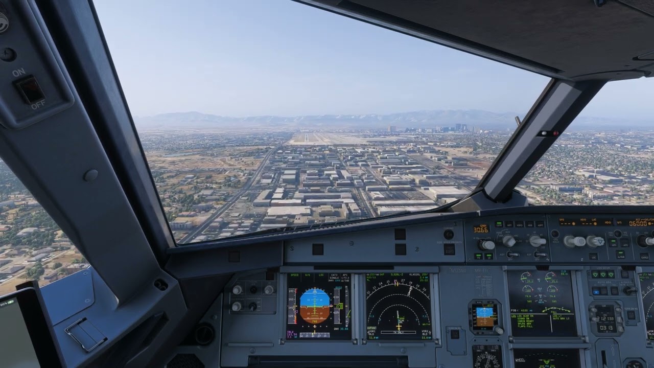 [MSFS 2024] Arrival into Las Vegas KLAS | Allegiant A319