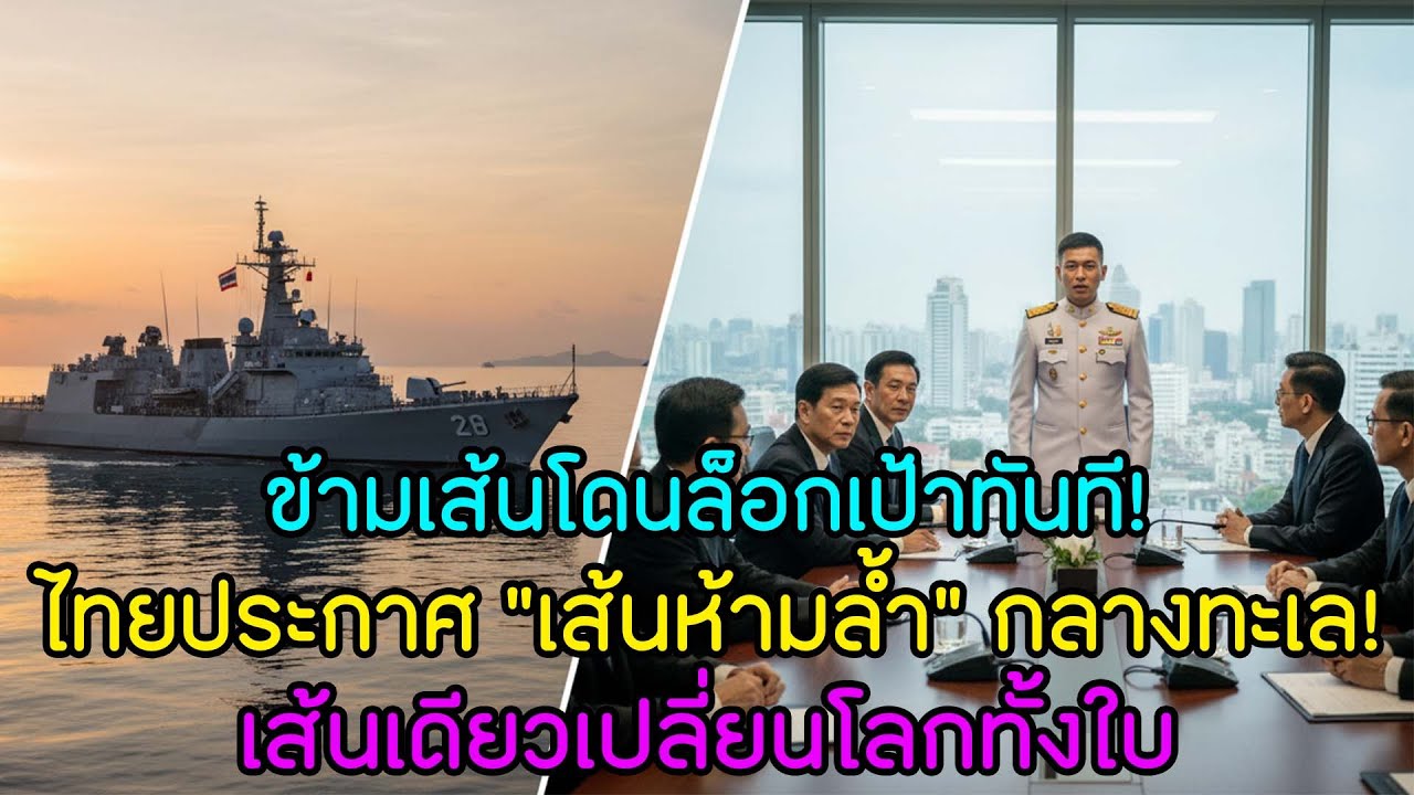 โลกสะเทือน! ไทยประกาศ “เส้นห้ามล้ำ” กลางทะเล ใครฝ่าฝืนโดนล็อกเป้าทันที—ไม่มีข้อยกเว้น!