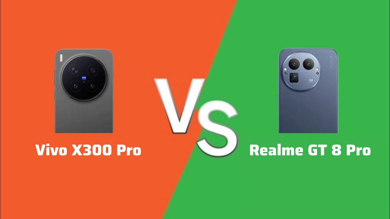 Vivo X300 Pro vs Realme GT 8 Pro Full Comparison ⚡l