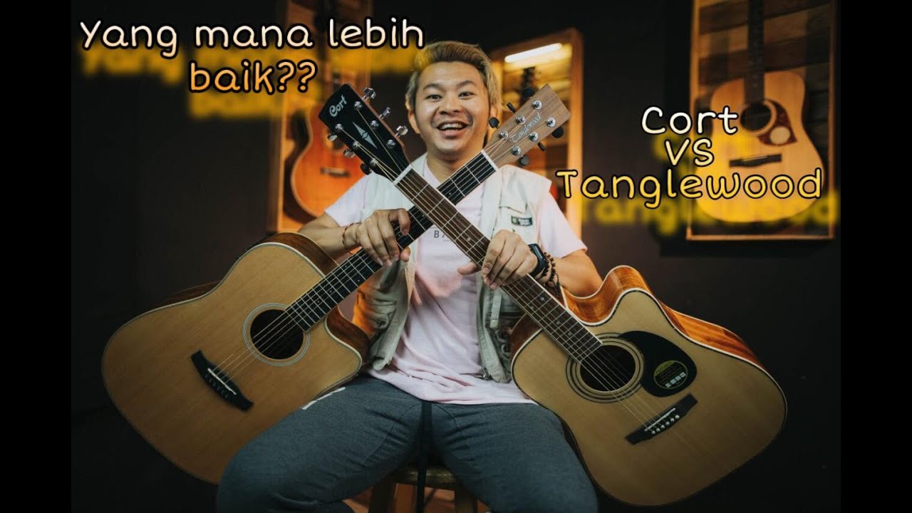 CORT AD880CE VS TANGLEWOOD DBT DCE OV!!! TANGLEWOOD LEBIH UNGGUL??!