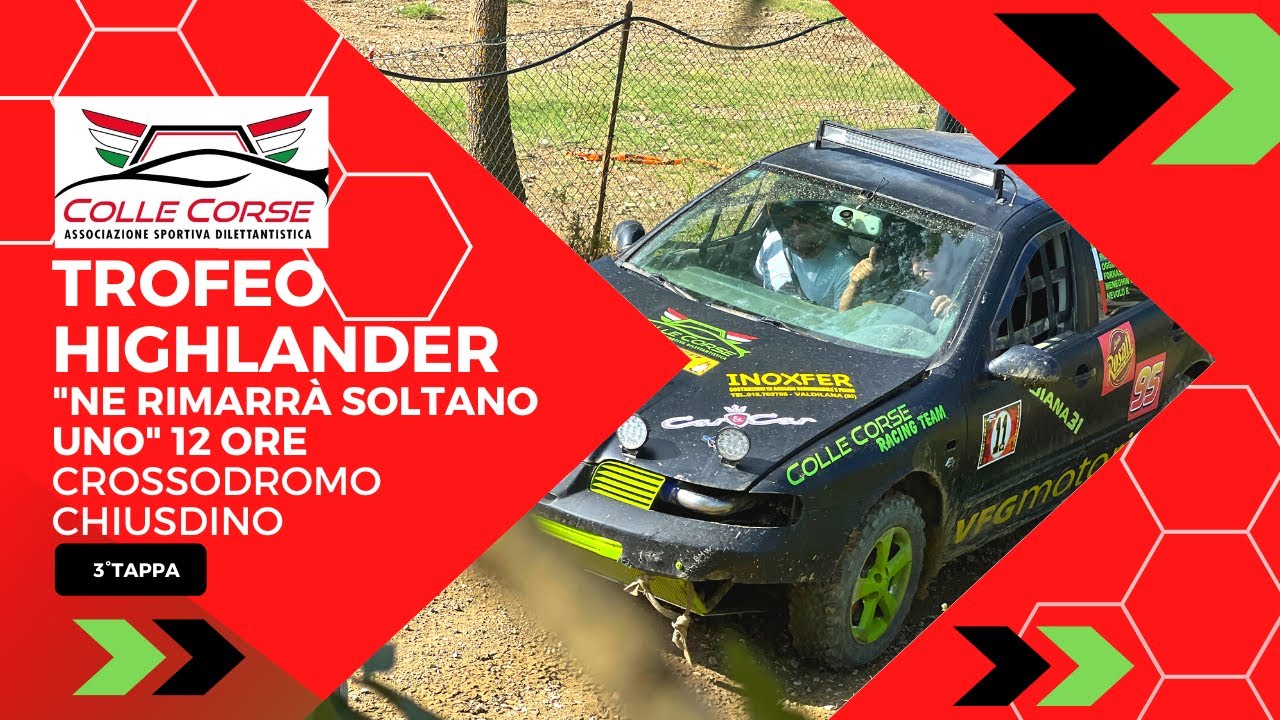 Colle Corse Trofeo Highlander - NE RIMARRA' SOLTANTO UNO - 12H Chiusdino 2022