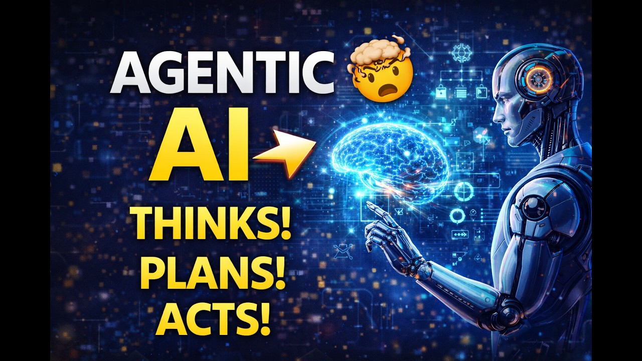 Agentic AI Explained 🤖 | The Future of Autonomous AI Systems | Agentic AI vs Generative AI