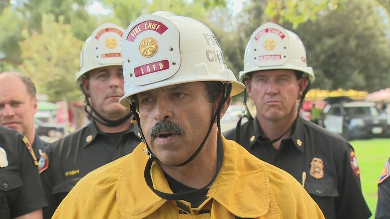 Officials Provide Update On La Tuna Fire