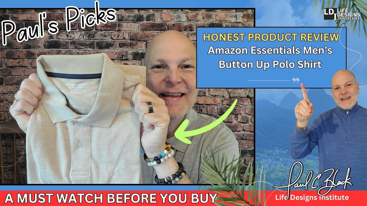 Paul's Picks: Amazon Essentials Polo Shirt: The Perfect Polo for When You Have No Idea What to Wear!