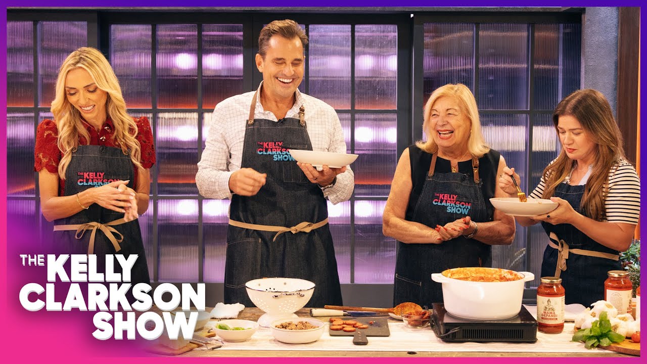 Giuliana Rancic's Italian Mom Feeds Kelly Clarkson!