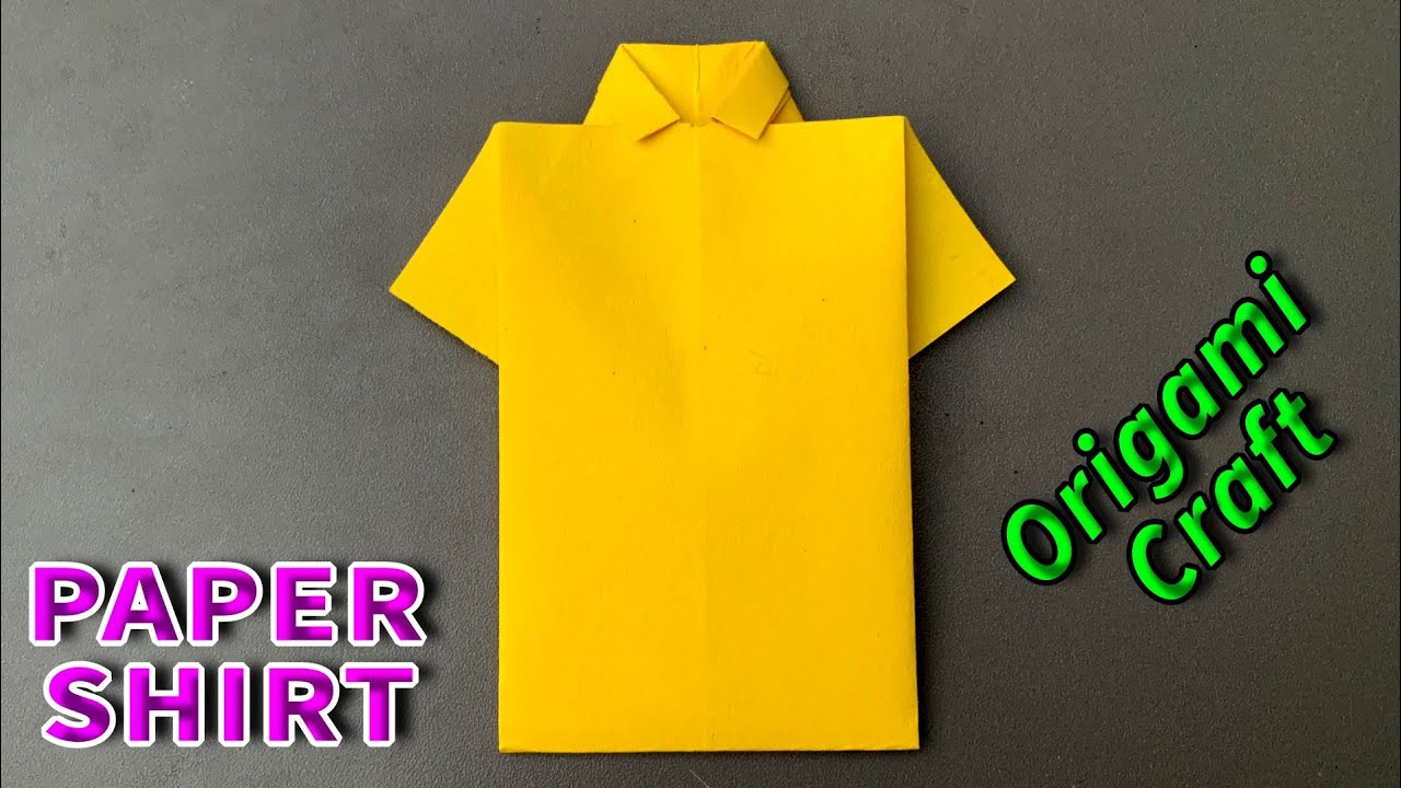 Amazing Paper Shirt | Easy Origami Shirt Craft for Beginners | DIY Paper Art