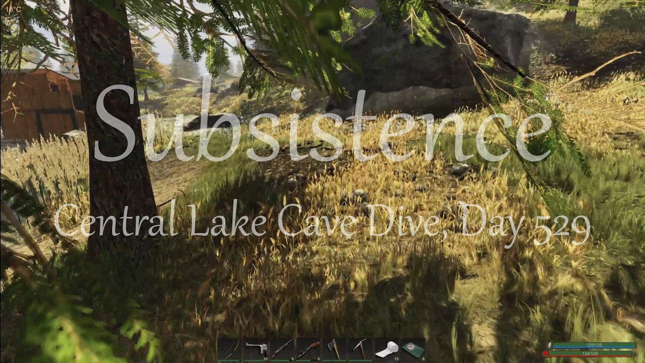 Subsistence - Starvation Pond Base - Cave Dive (Summer, 4k)