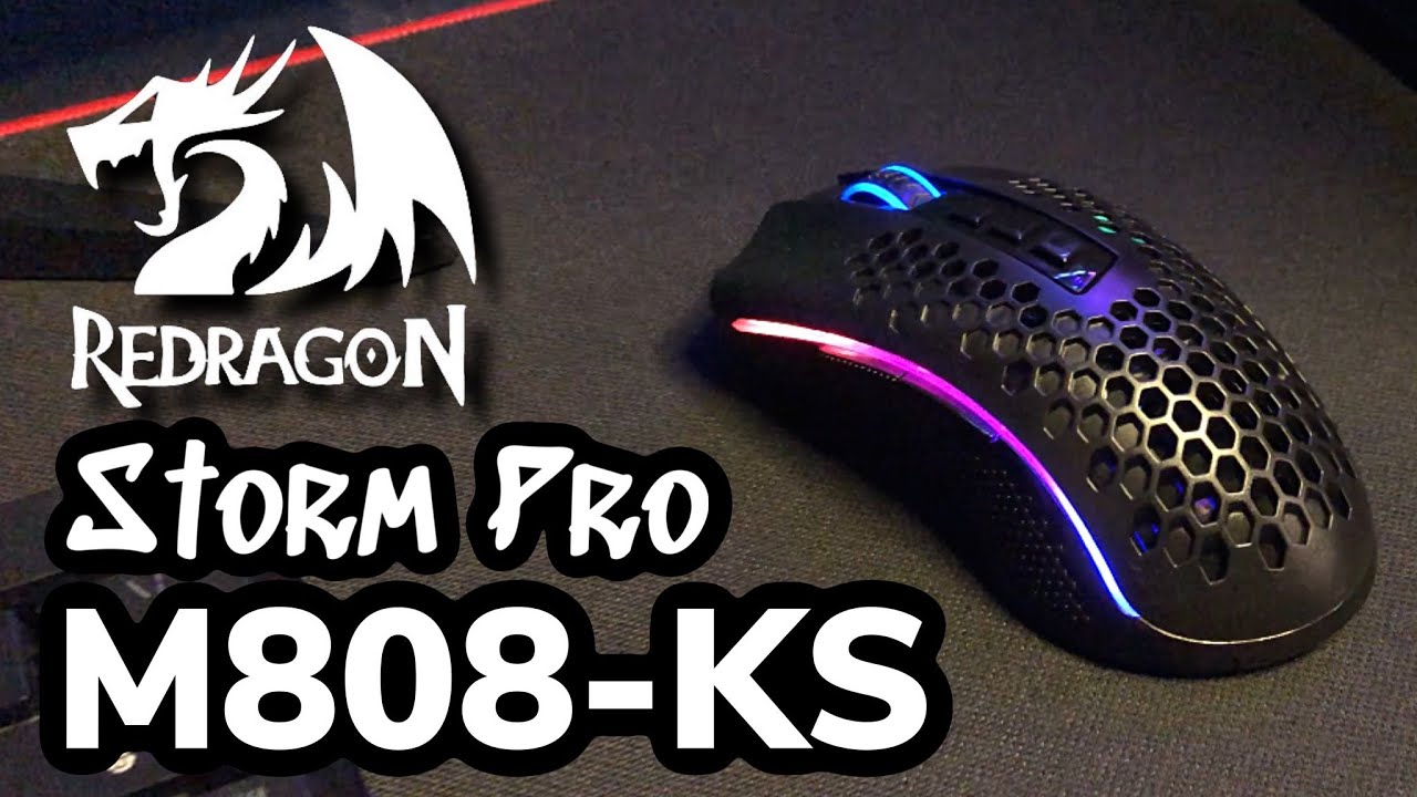 Redragon Storm Pro M808 KS RGB - Todas as funções