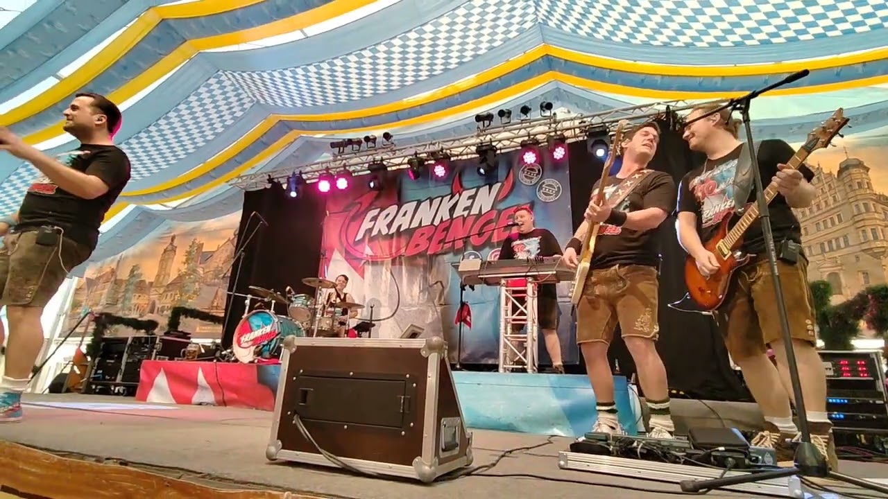 Die Frankenbengel - Live - Festzelt Papert, Nürnberg Frühlingsvolksfest 2023, Runde. 01.