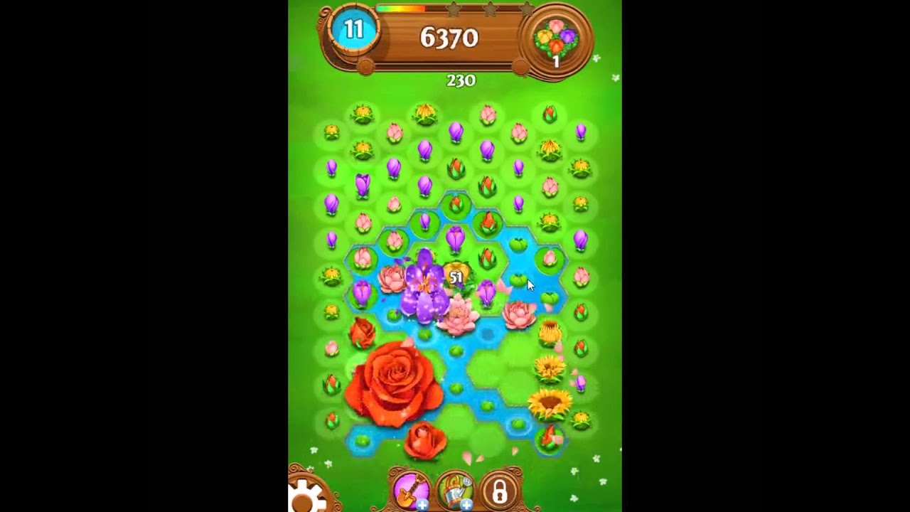 Blossom Blast Saga Level 162