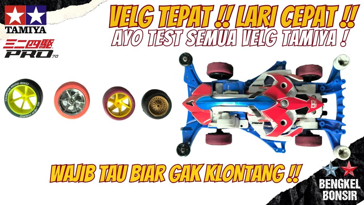 BAHAS TUNTAS SEMUA JENIS VELG TAMIYA !! KITA TEST SPEED, AKSELERASI & KESTABILAN !!!