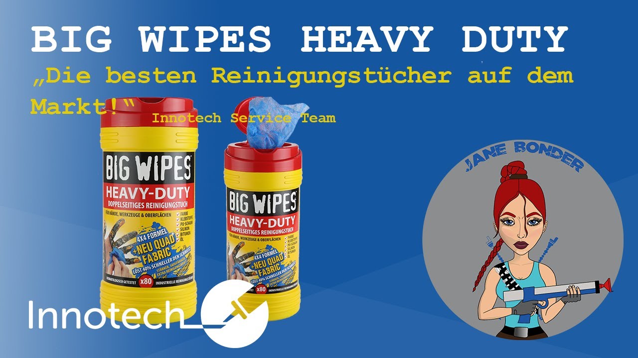 BIG WIPES Challenge | BIG WIPES Heavy Duty Reinigungstücher