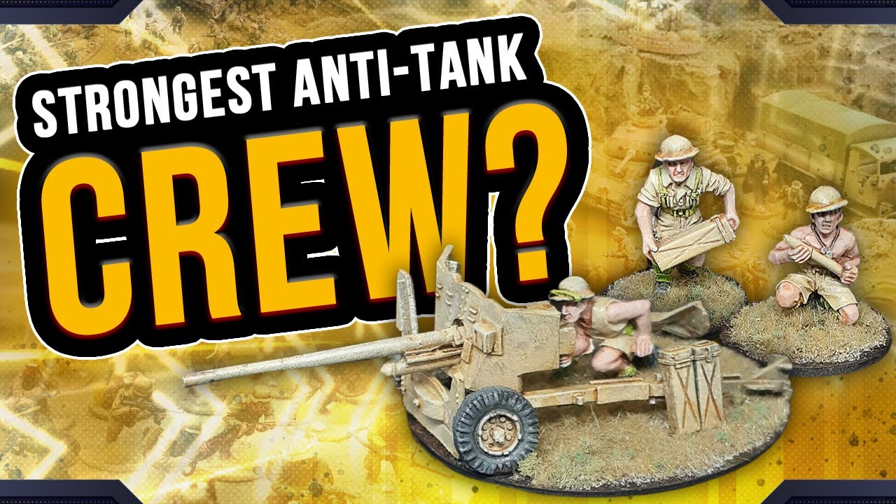 How to Paint: Bolt Action: British 8th Army 6 Pounder Anti-Tank Gun - The Army Painter Speedpaints