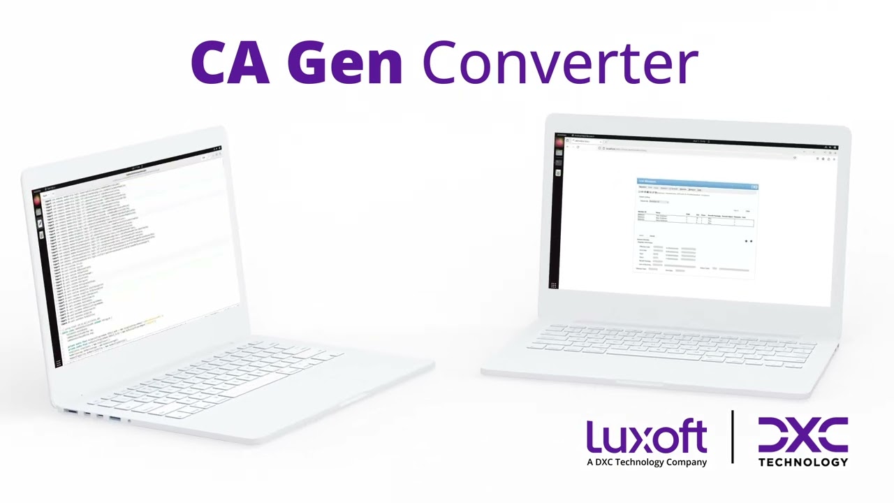 Legacy to the cloud: DXC and Luxoft's CA Gen Converter - preview
