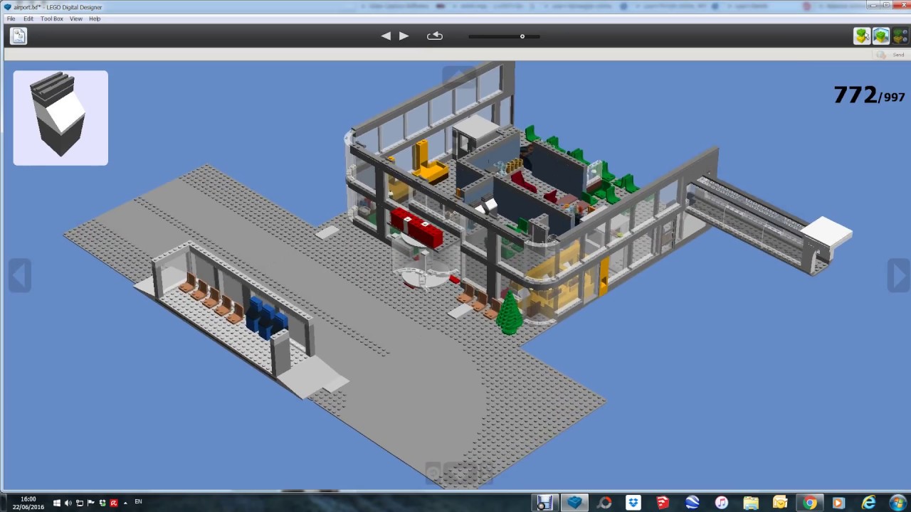 Building the most equipped LEGO airport ever
