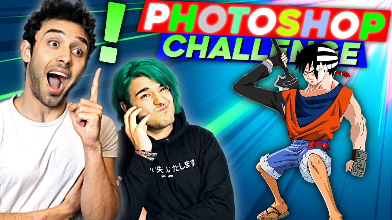 ANIME PHOTOSHOP CHALLENGE! (+Strafe) | AnimeBros