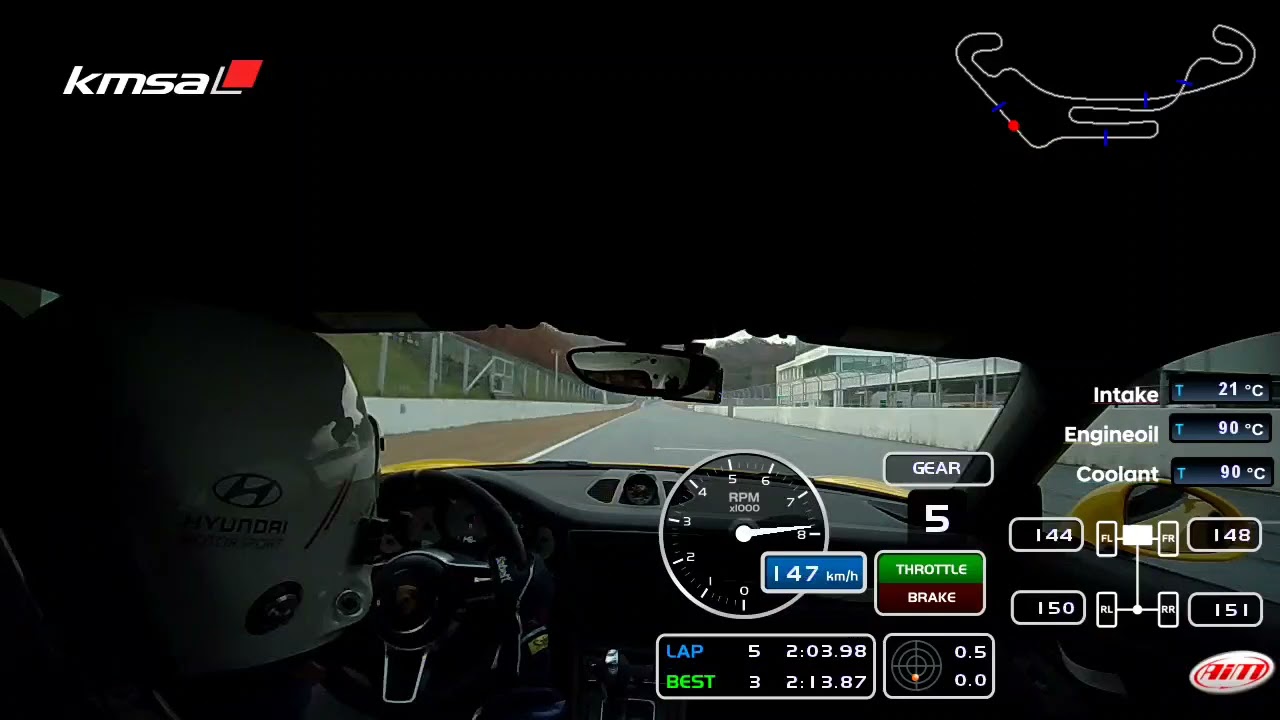 Porsche 991 GT3 RS Mk1 - Yongin Speedway / 포르쉐 911 GT3RS 용인스피드웨이