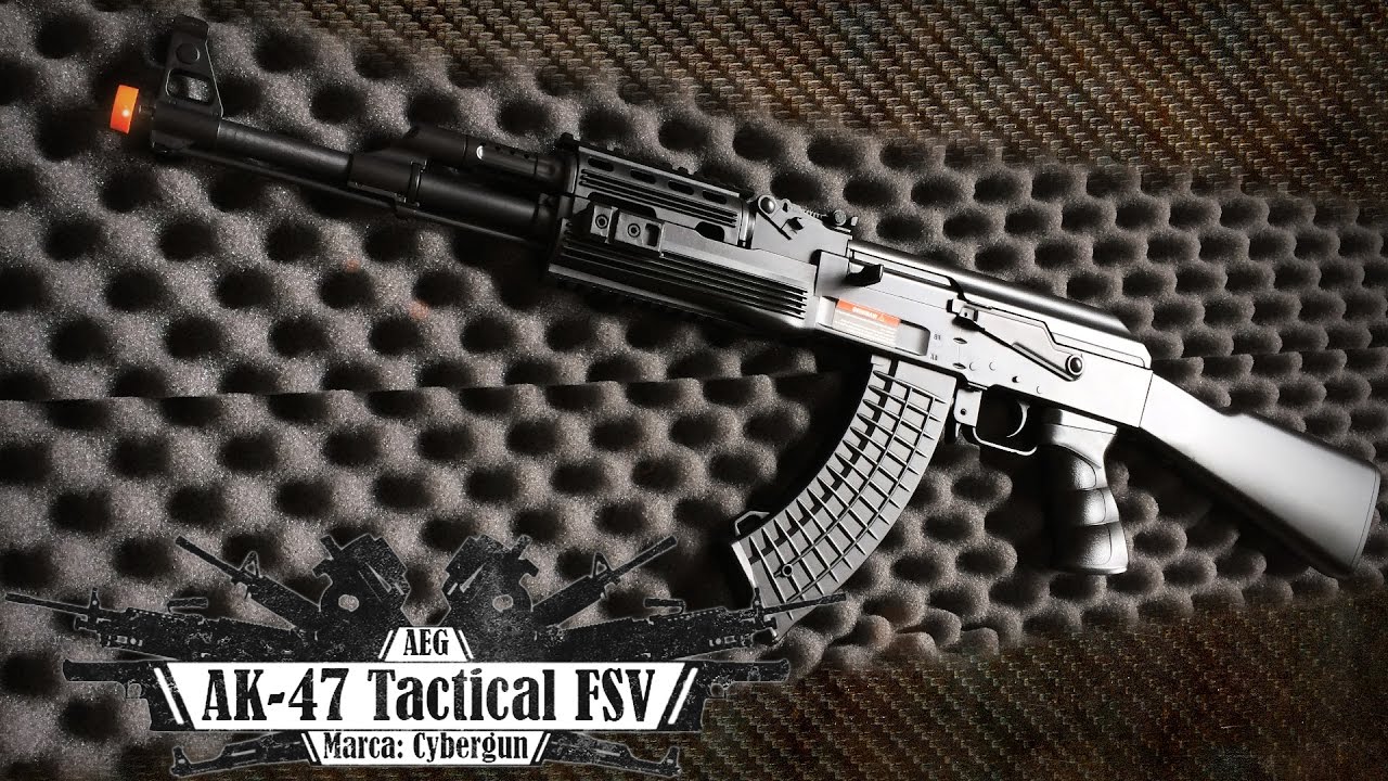 Rifle Elétrico AK-47 Tactical FSV da Cybergun (Airsoft Review BR)