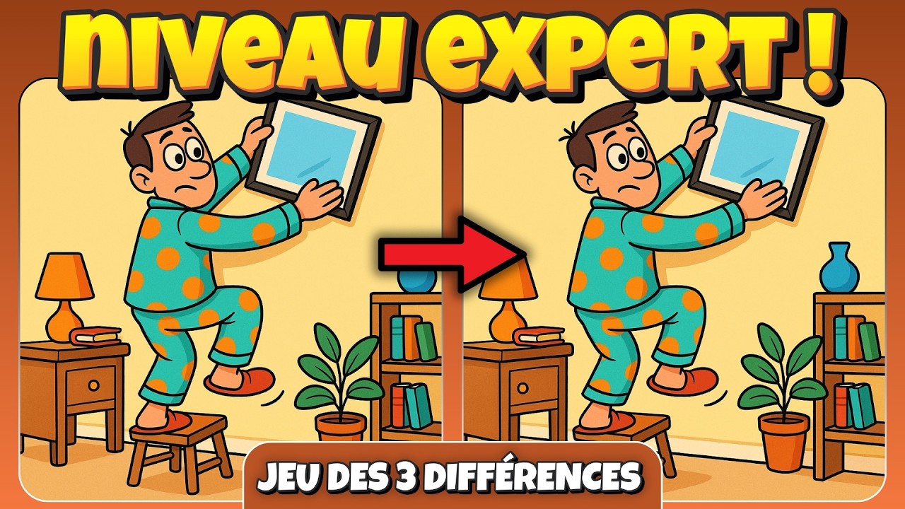 🧩 Trouve les 3 Différences /  3 Erreurs impossibles à trouver dans le défi 5 !