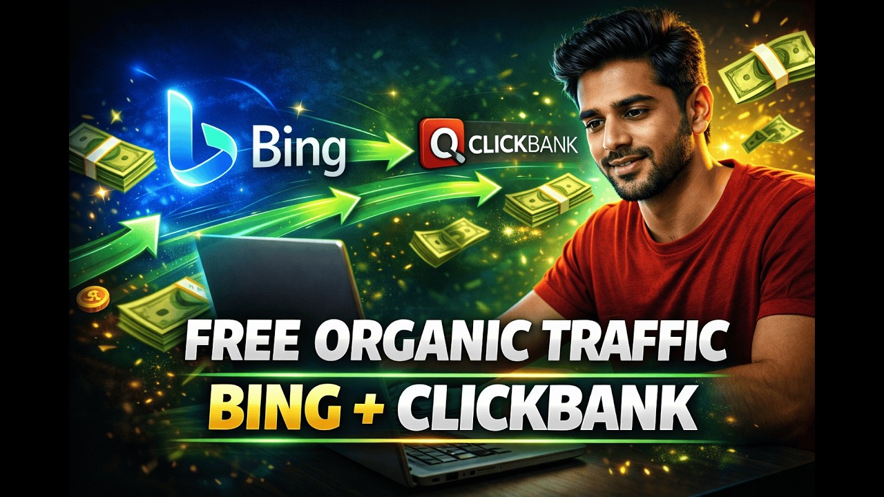 Clickbank affiliate marketing| Bing Affiliate marketing| Clickbank organic affiliate marketing|