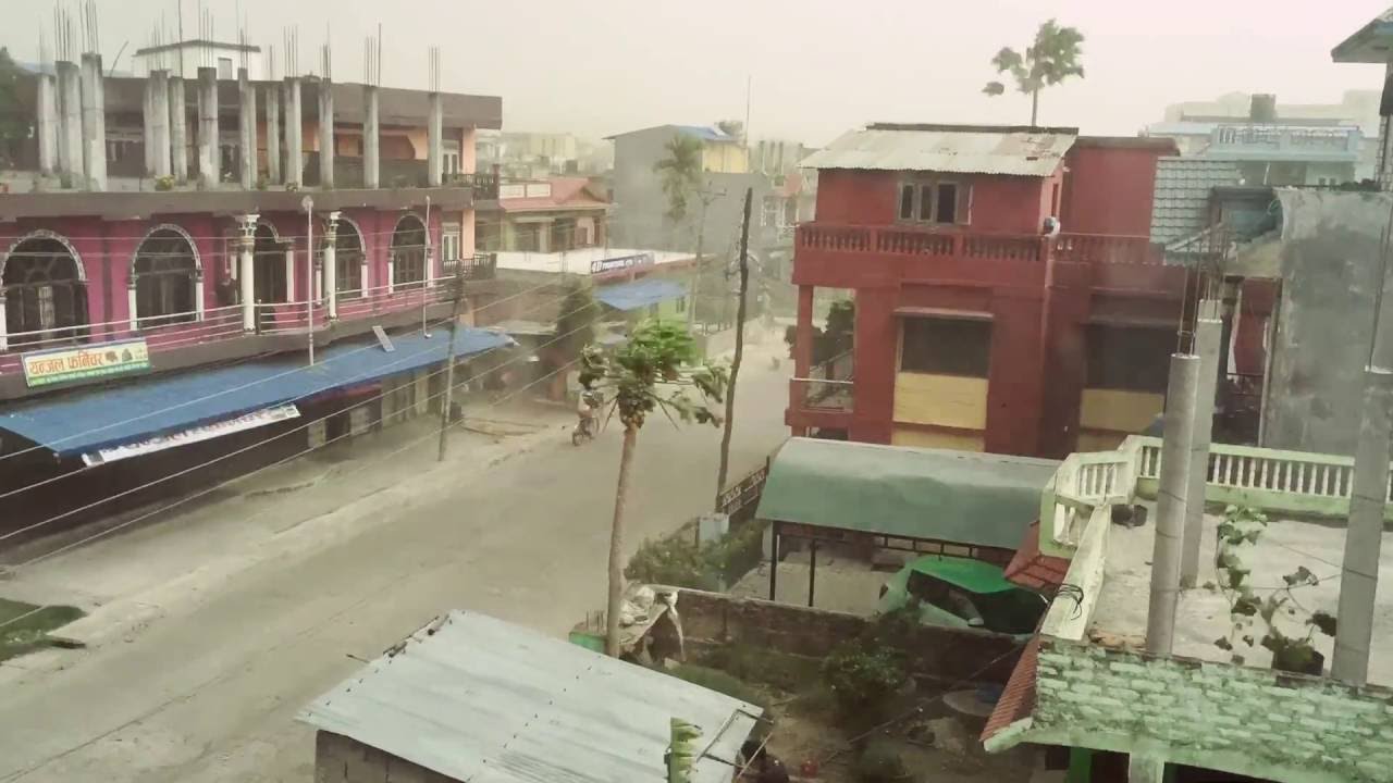 Hurricane in Nepal  Timelapse (HD) 2016