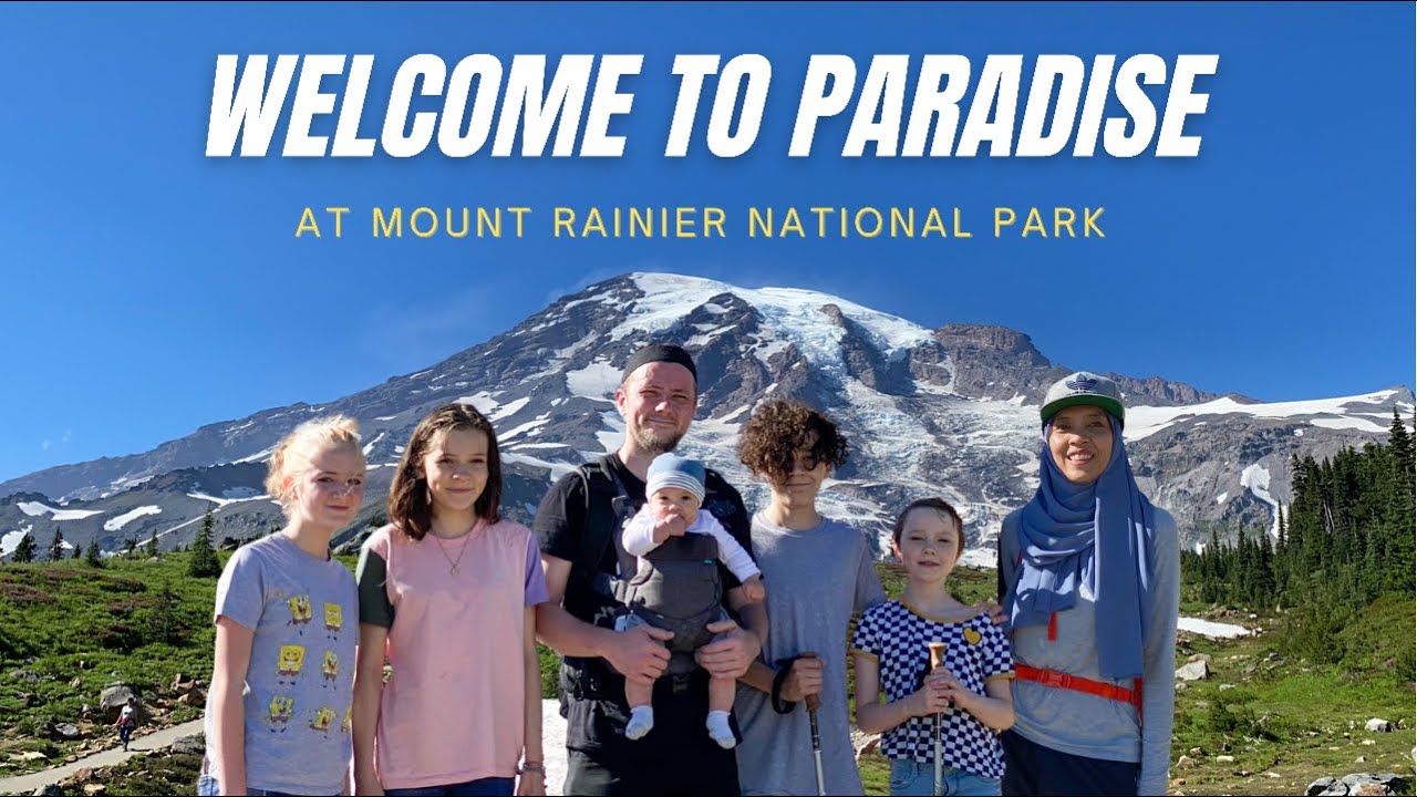 Hiking to Paradise via Skyline Trail | A Day in Mount Rainier National Park 4k