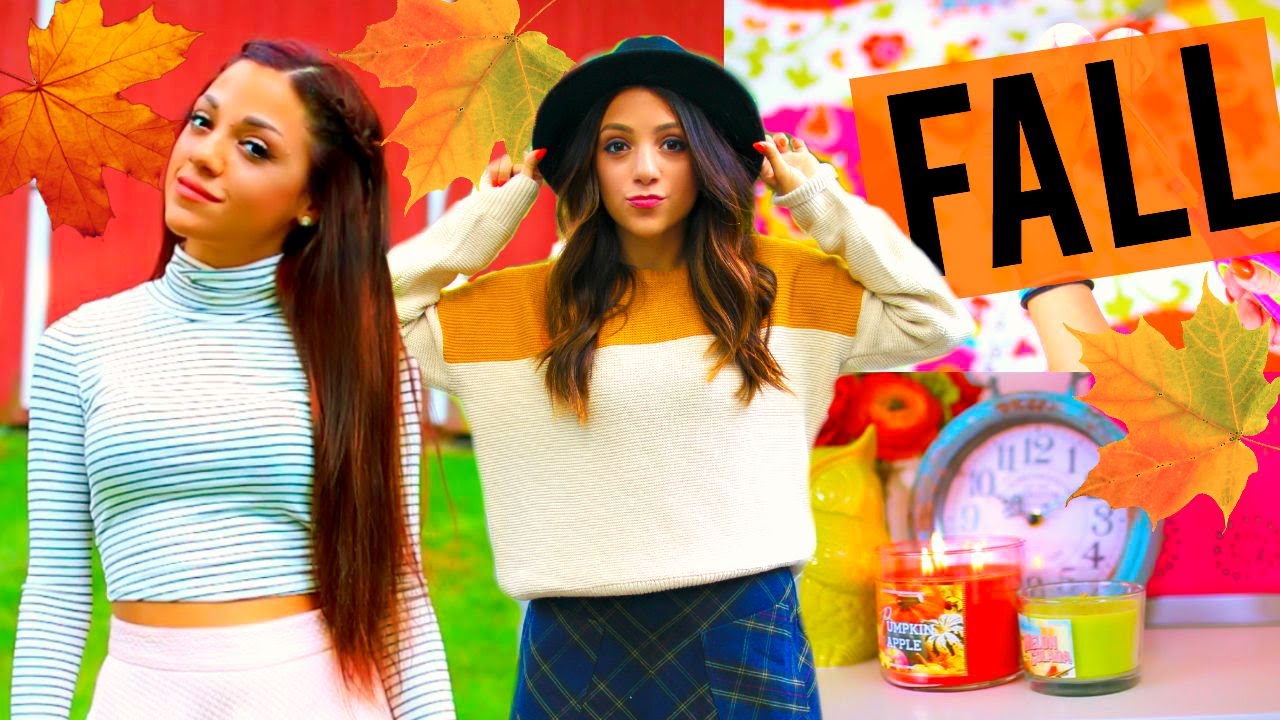 FALL 2015! DIY Room Decor, Outfit Ideas, Essentials + More! | Niki and Gabi