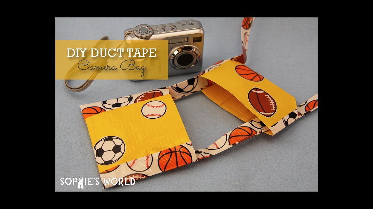 How to Make a Duct Tape Camera Bag | Sophie's World