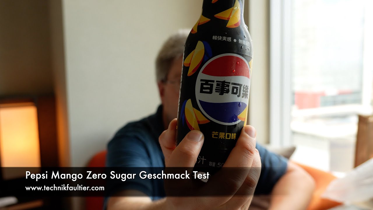 Pepsi Mango Zero Sugar Geschmack Test