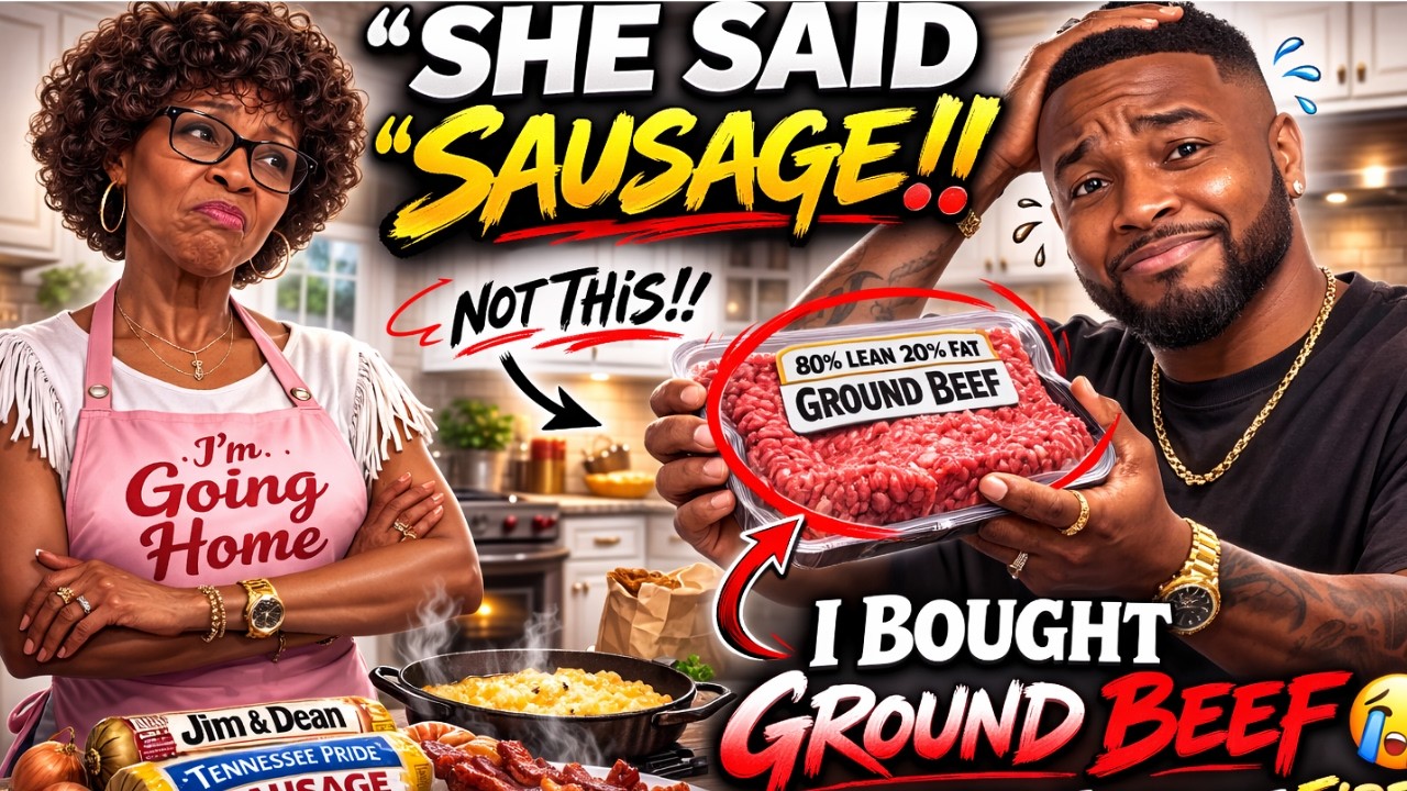 Mom Sent Me for Sausage… I Came Back With Ground Beef 😭🍳
