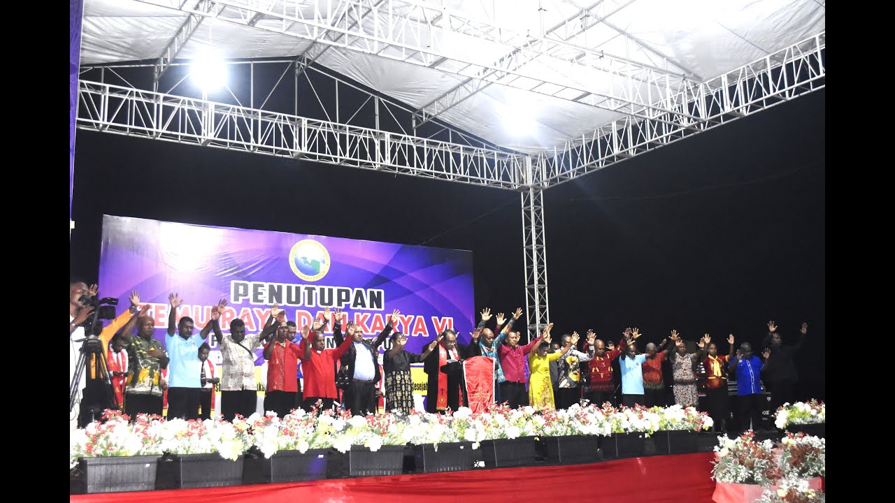 PENUTUPAN TEMU RAYA DAN KARYA VI PKB GKI SE TANAH PAPUA 2023 & IBADAH SYUKUR HUT GKI KE 67 TAHUN