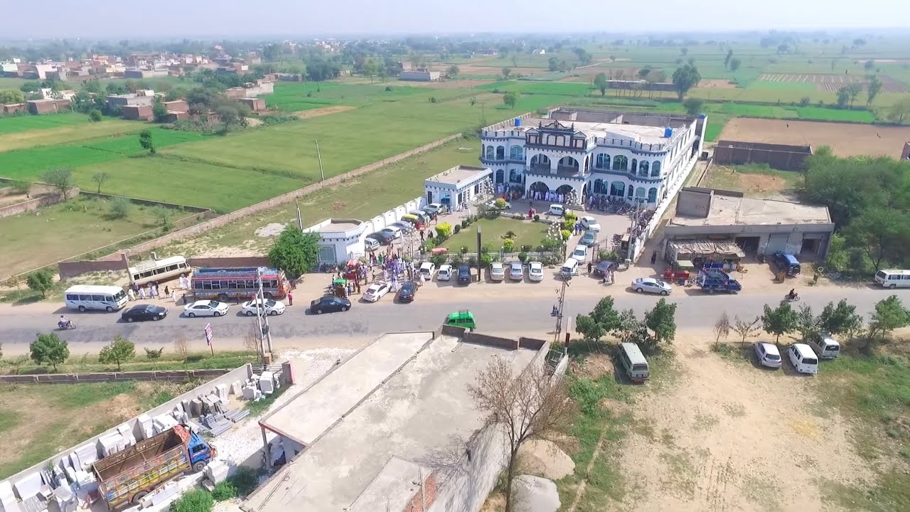 Drown View Of Jalal Pur Jattan Road And King Palece Marriage Hall 👌👌