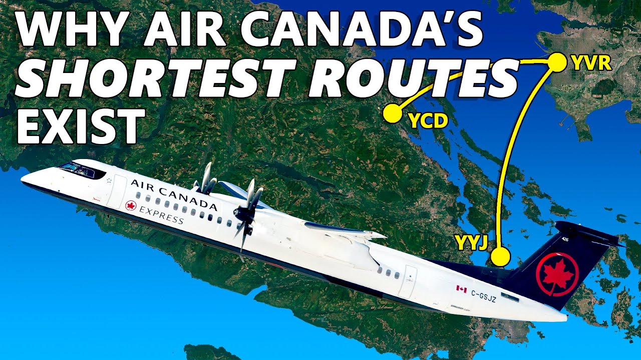 Почему существуют самые короткие рейсы Air Canada