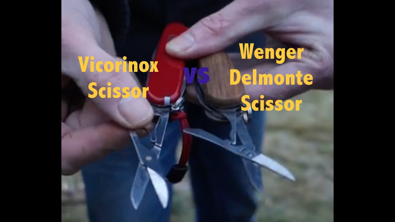 Victorinox vs Wenger scissor problem?