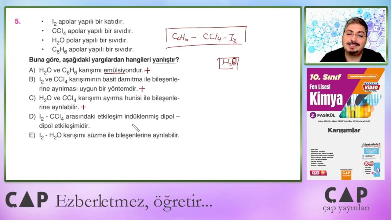10.Sınıf FL Kimya-2.Fas.-Acemi Testi 1