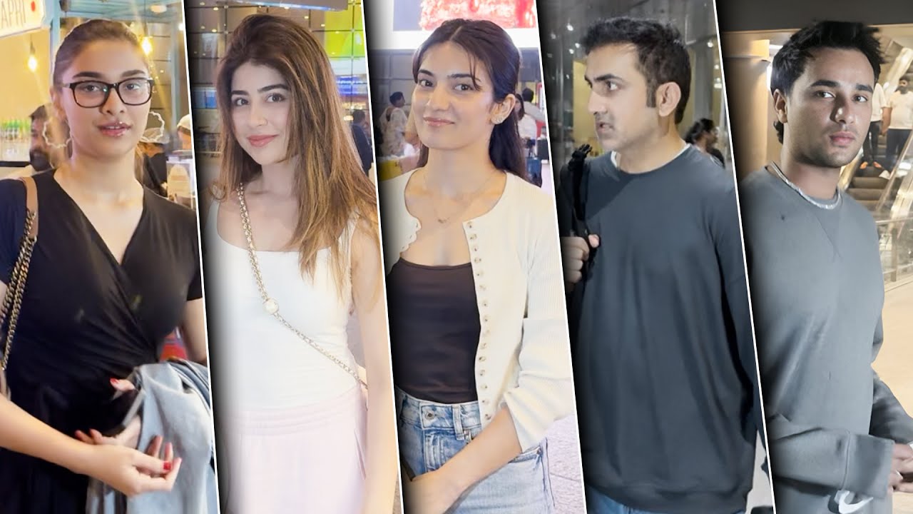 Celebs On The Move! Saiee Manjrekar, Prathiba, Gautam Gambhir & Others Spotted At Mumbai Airport