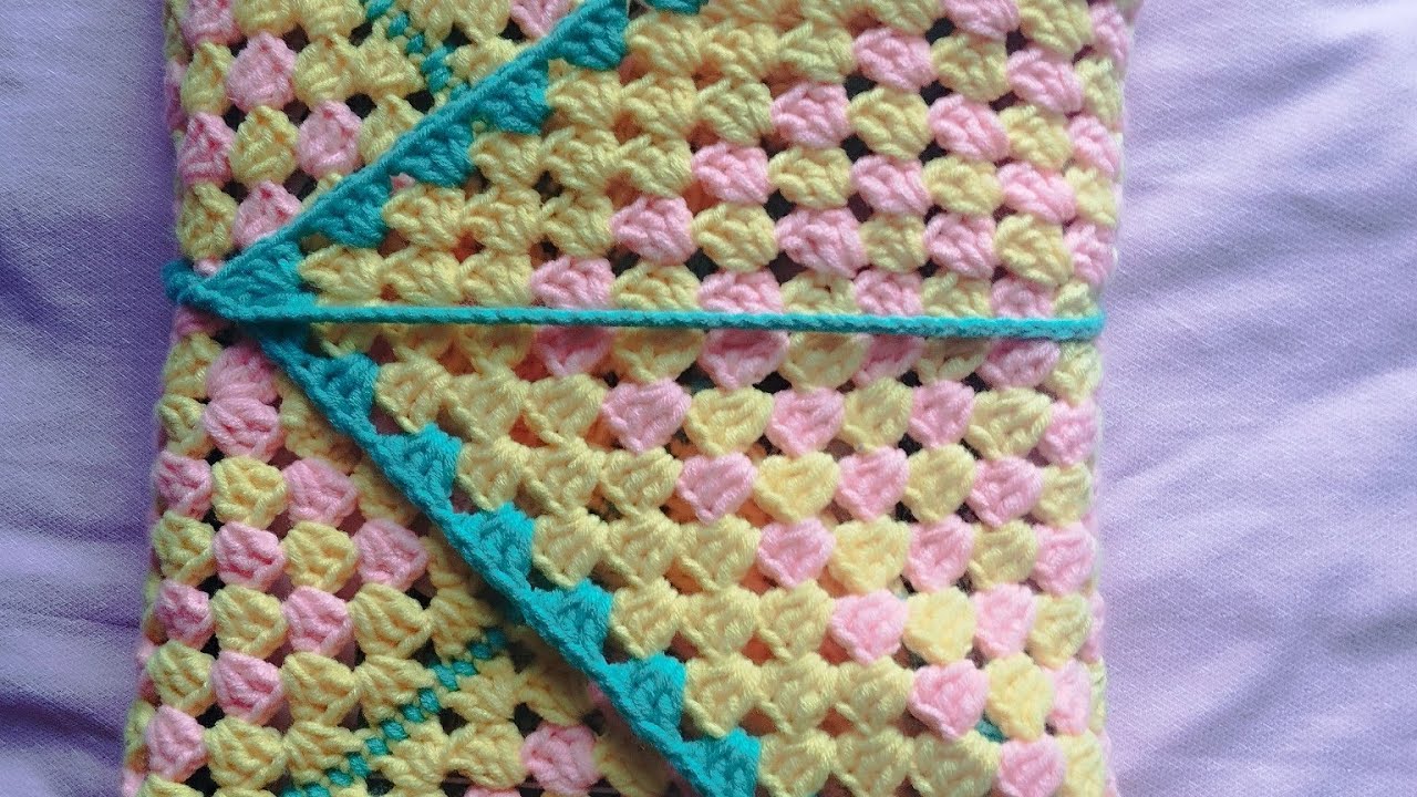 কুরুশের তৈরি কুরআন শরীফ এর কভার।How to make a crochet Quran cover.#crochet #qurancover